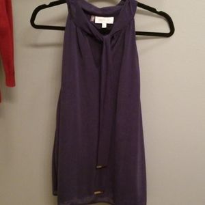 Dark Blue Women's Sleeveless Blouse
